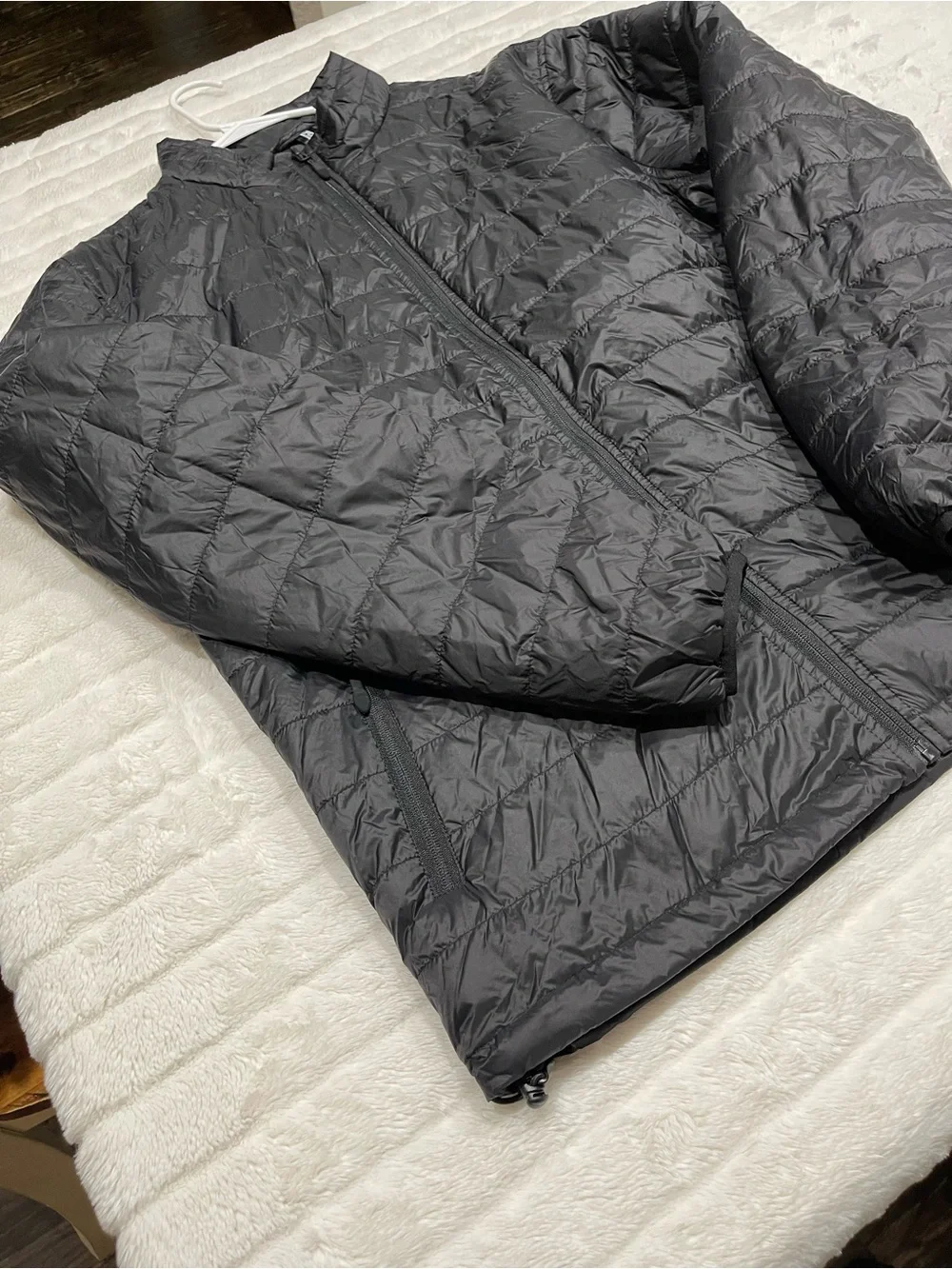 Men's Lightweight Quilted Puffer Jacket - Charcoal